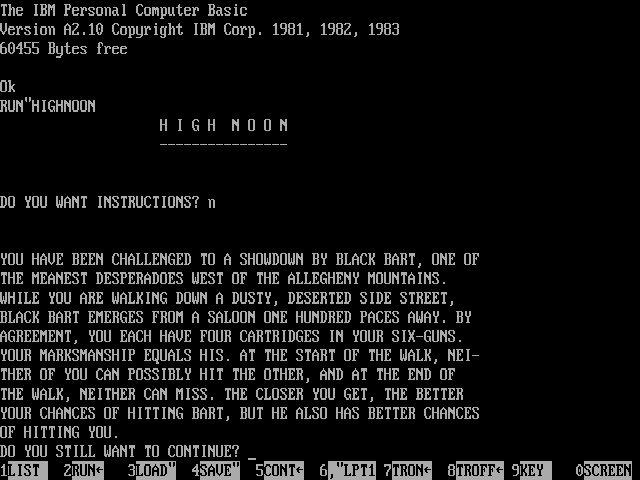 High Noon abandonware